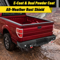 ATEAFB058 F-150 Rear Bumper E-Coat Dual Powder Coat Rust Shield