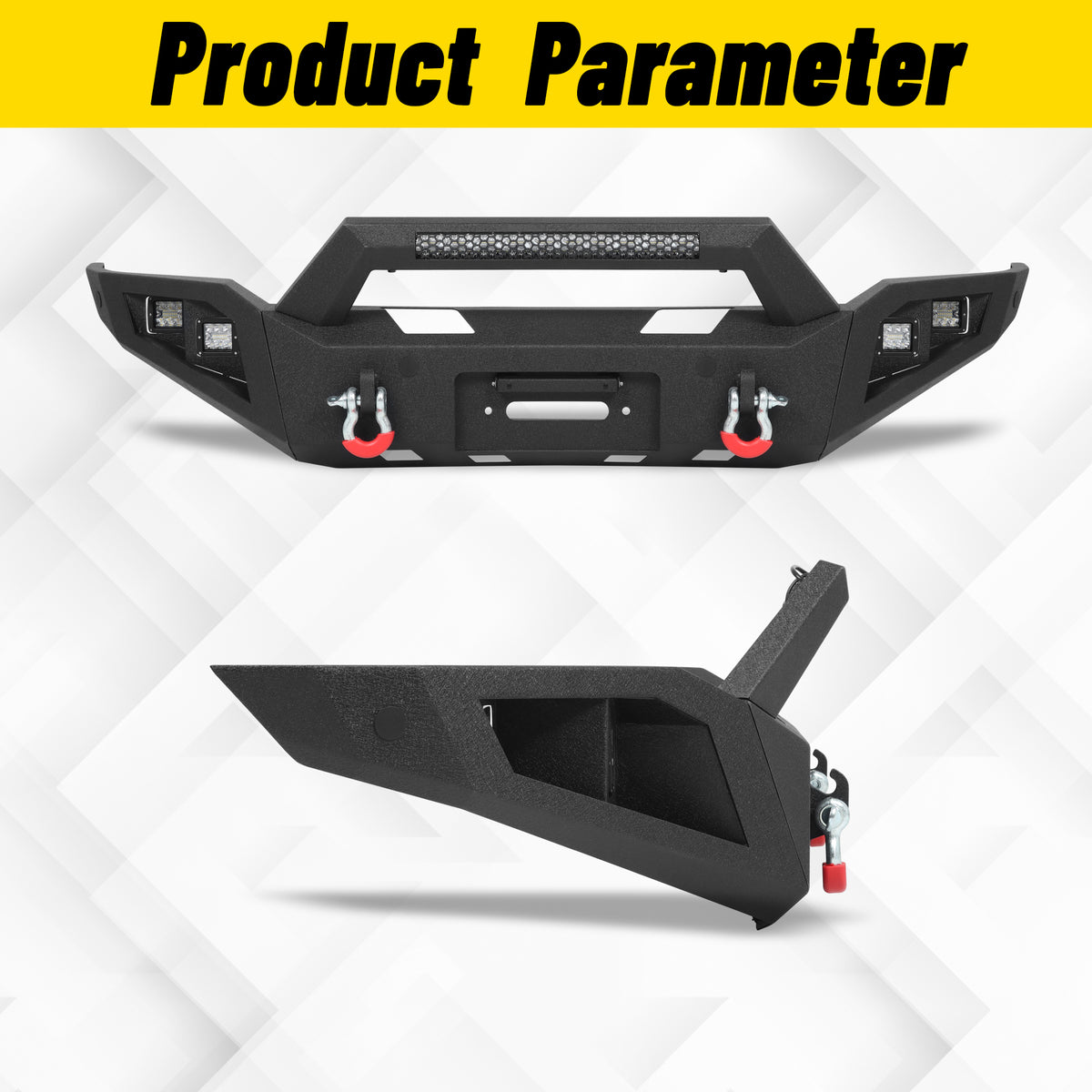 ATEAFB059 F-150 Front Bumper Product Parameter Image