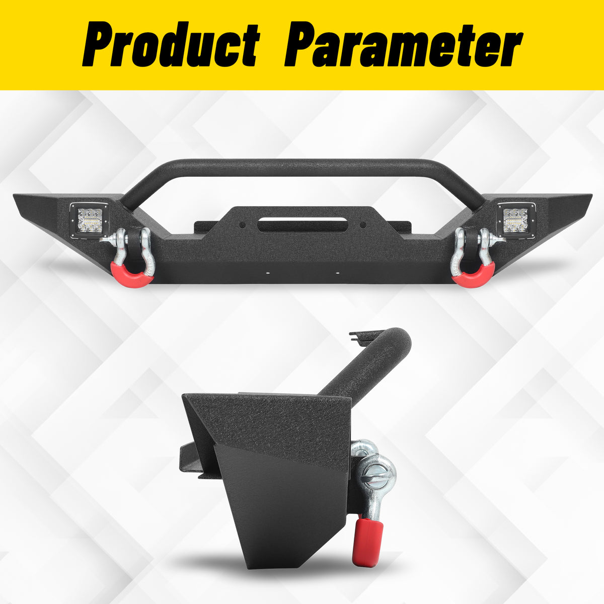 ATEAFB060 Front Bumper Product Parameter Image