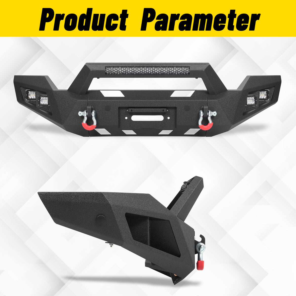 ATEAFB062 F-250 F-350 F-450 2011-2016 Front Bumper Product Parameter Image