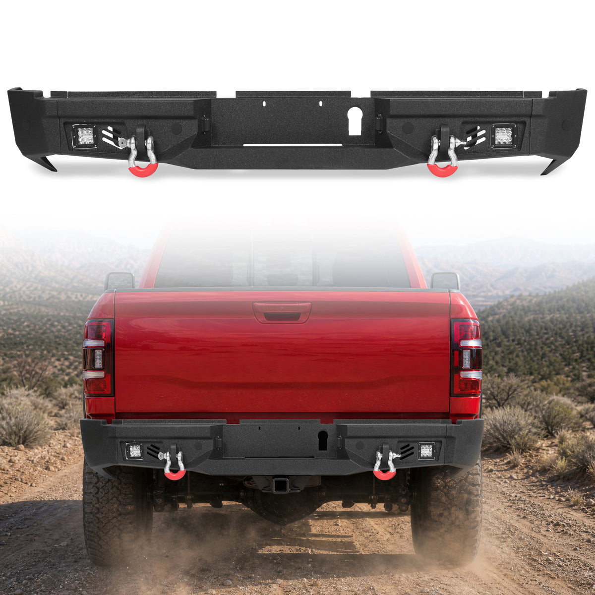 ATEAFB063 Ram 2500 2019-2024 Rear Bumper Main Image