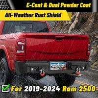 ATEAFB063 Ram 2500 2019-2024 Rear Bumper Image 2