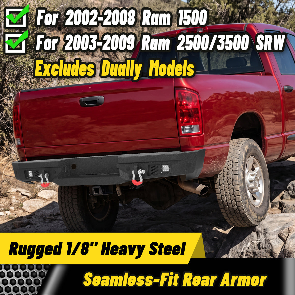 ATEAFB064 Ram Rear Bumper Image 2