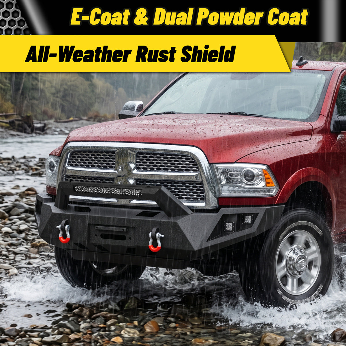ATEAFB066-A/B Ram 2500 3500 Front Bumper Image 3