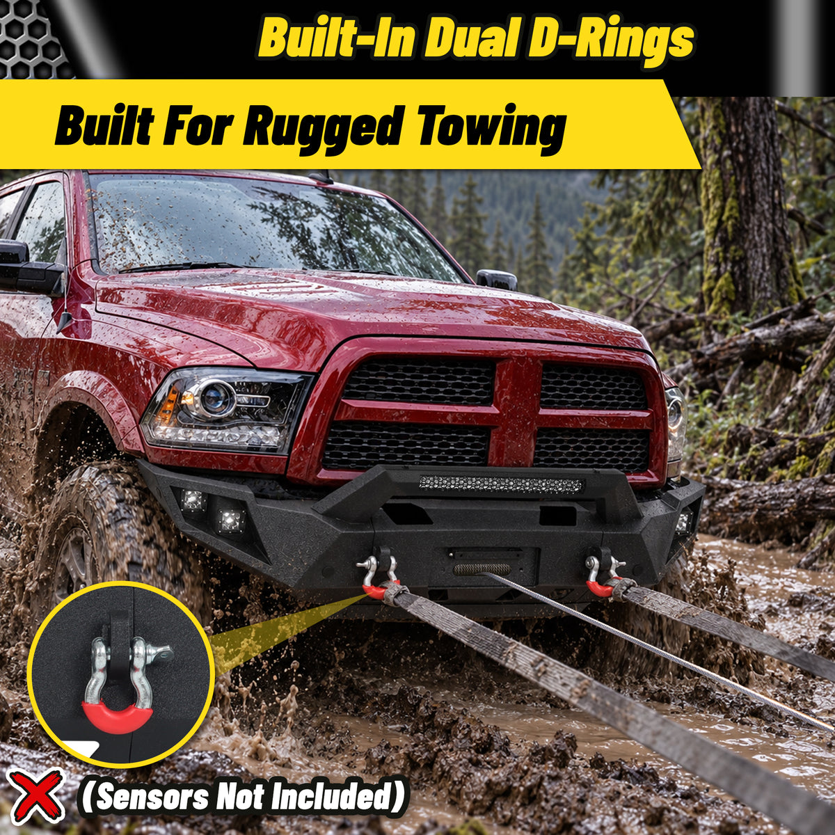 ATEAFB066-A/B Ram 2500 3500 Front Bumper Image 4