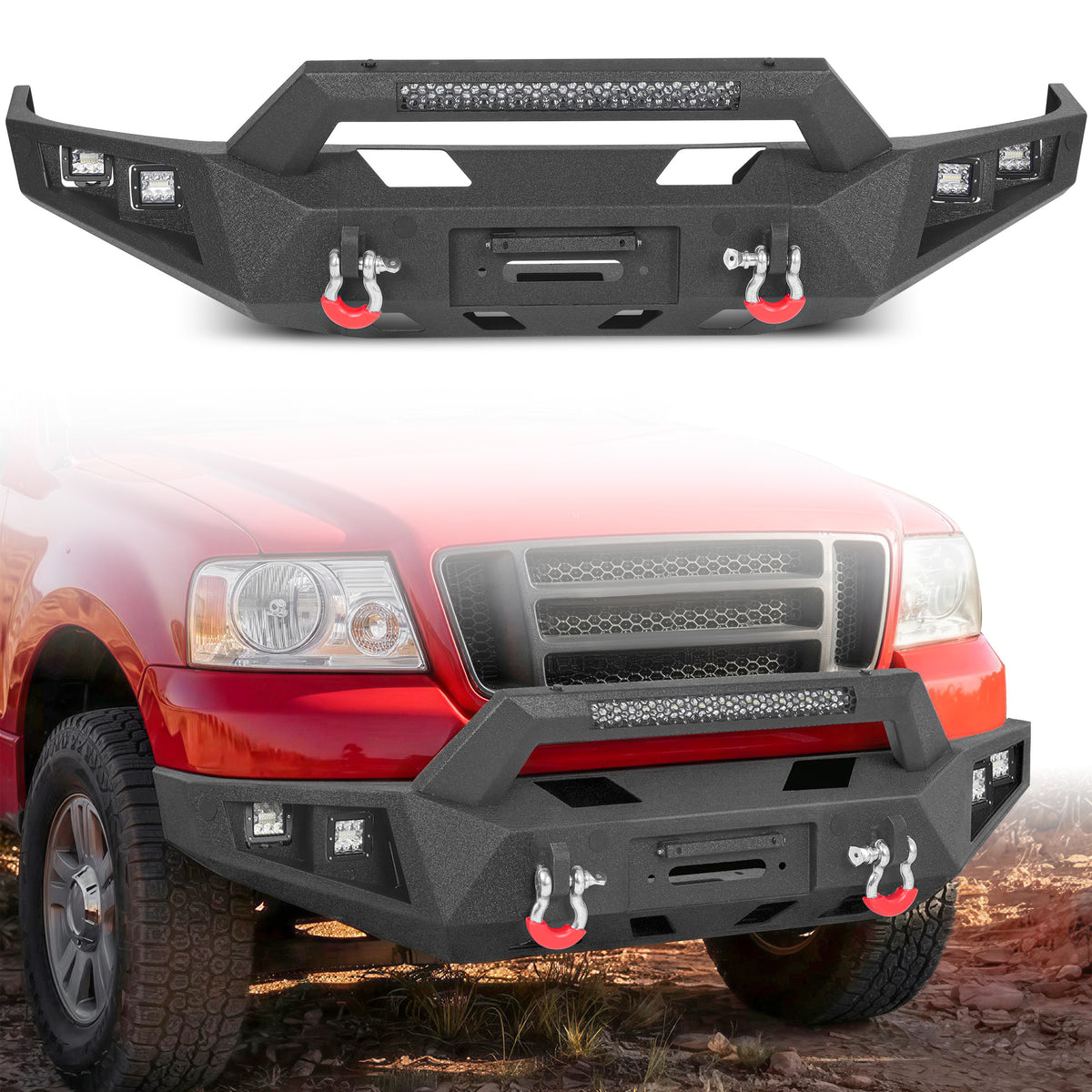 ATEAFB068-A/B F150 2004-2008 Front Bumper Image 1
