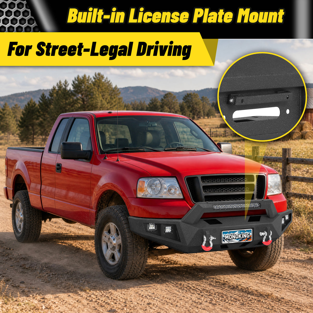 ATEAFB068-A/B F150 2004-2008 Front Bumper Image 7