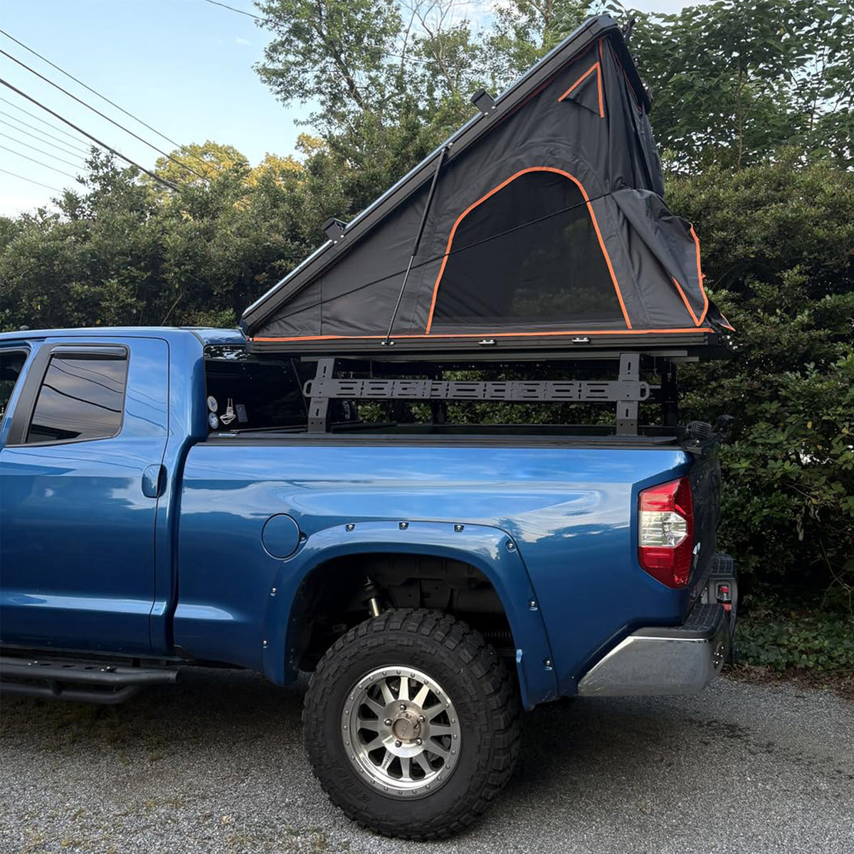 ATEATBR03 Truck Bed Rack with Rooftop Tent Example