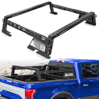 14'' ~ 17'' Low Profile Truck Bed Racks with USA Flag Design & 2 Crossbars For Toyota Tacoma/Tundra