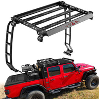 For 2020-2026 Jeep Gladiator JT Cargo Basket with Dual Ladders