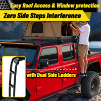 For 2020-2026 Jeep Gladiator JT Cargo Basket with Dual Ladders