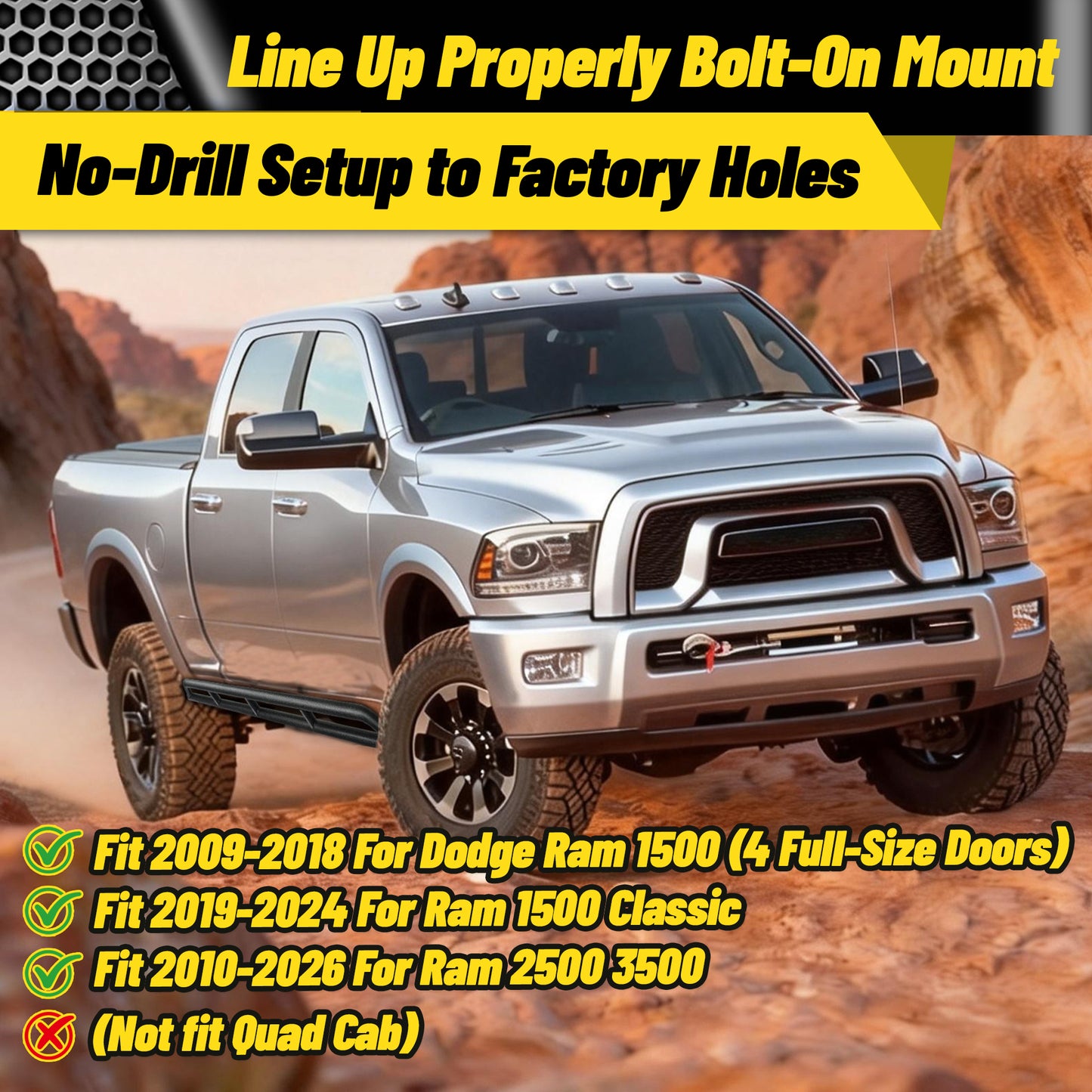Dodge 1500 side bar