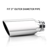 3" Inlet 5" Outlet 12" Overall Length，Clamp-On Design Universal