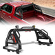 Roll Bar for Mid Size Pickup Truck with Triple Integrated Grab Handles and Pod Light Mounts