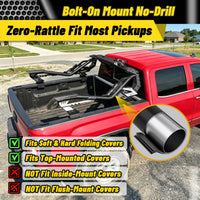 Universal Heavy-Duty Steel Chase Bar with Integrated Third Brake Light