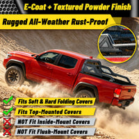 Heavy Duty Roll Bar For Mid Size  Pickup Truck with Brake Light and Support Rods
