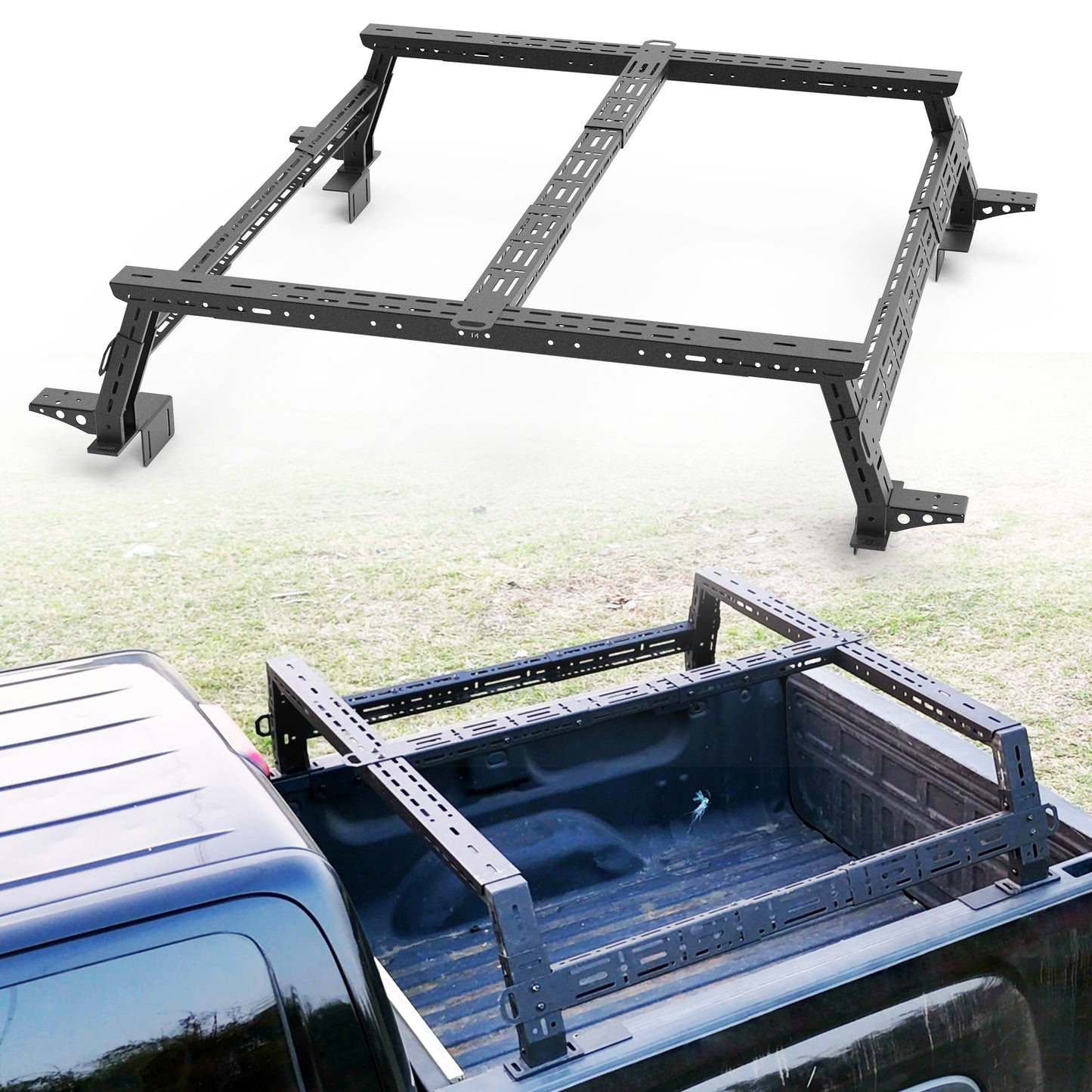 14"~17" High Truck Bed Racks with Sidebars For Dodge / Ram 1500/2500/3500