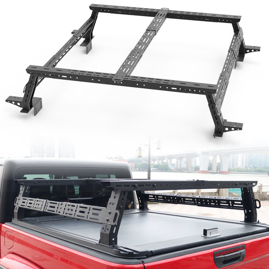 14"~17" Low Profile Bed Racks with Sidebars for Ford F150/250/350 / Ratpor / Lightning / Maverick / Ranger