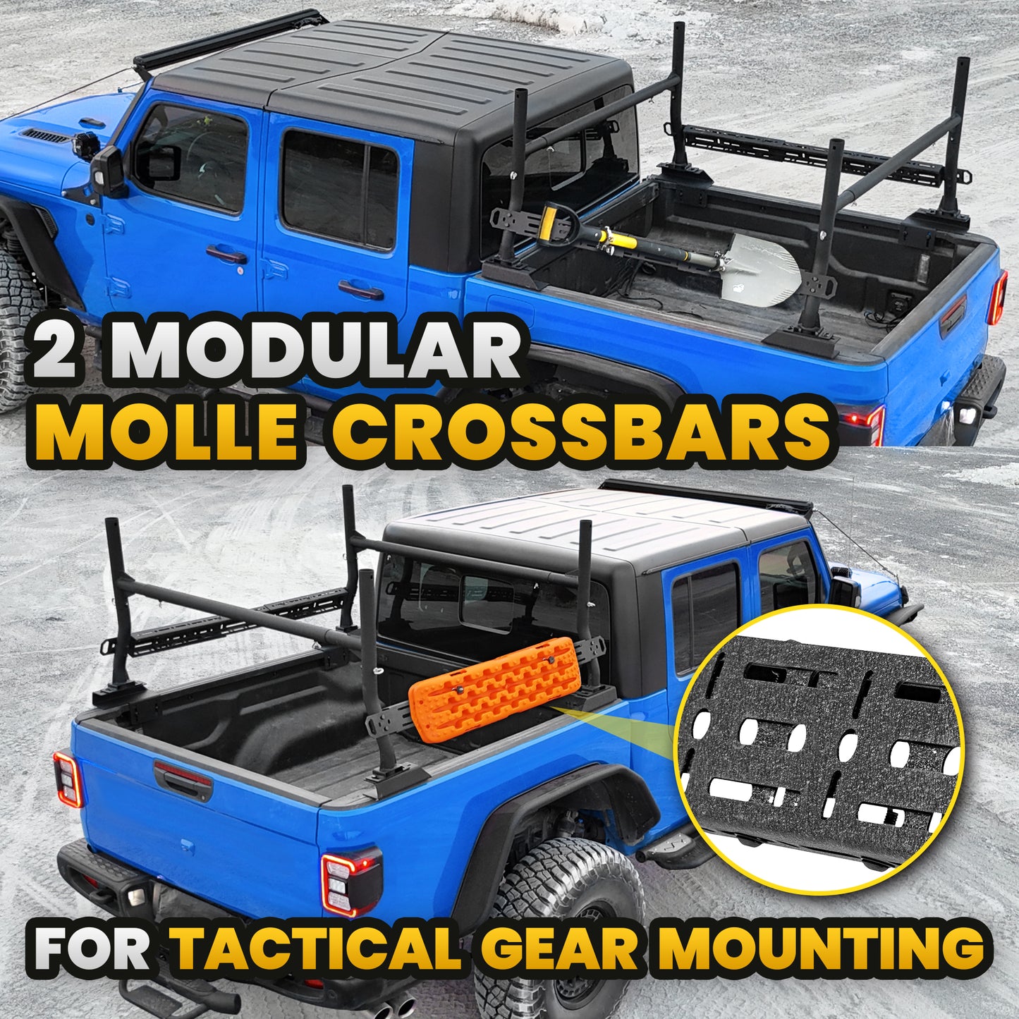MONOKING Steel Truck Bed Rack 18-26" with Sidebars