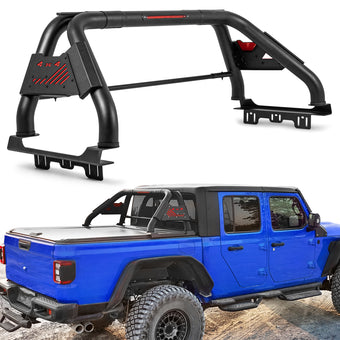 compare product Dual Tube Roll Bar for Mid Size Pickup Truck with Brake Light