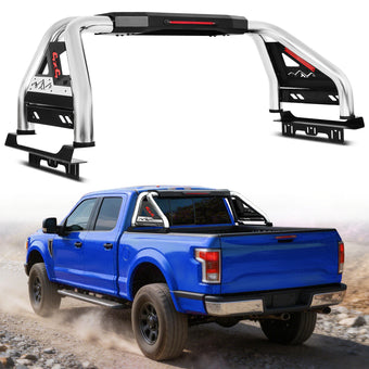compare product Stainless Steel Sport Roll Bar for Full Size Pickup Truck with Brake Light