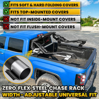 Universal Heavy-Duty Steel Chase Bar with Integrated Third Brake Light