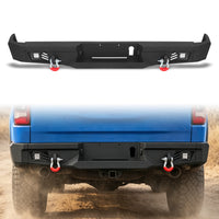 Ram 1500 09-18 & 19-24 Classic Rear Bumper|Direct Bolt-On, No Drill, Winch Plate & Recovery D-Rings