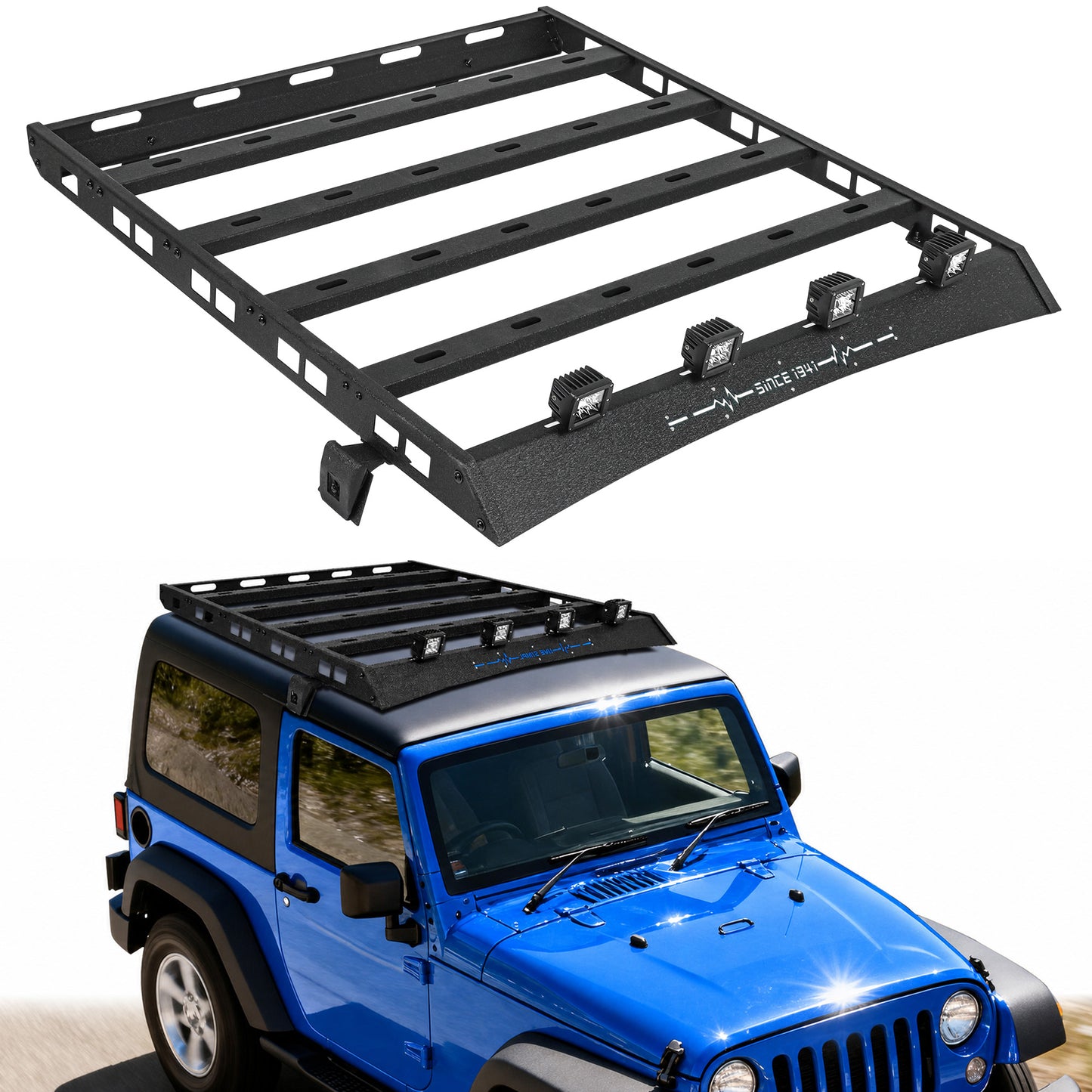 For 1997-2006 Wrangler TJ / YJ Cargo Basket