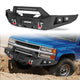 Chevy Suburban 92-99 / Yukon 92-99 / Tahoe 95-99 Front Bumper|Bolt-On, No Drilling, Heavy Duty Steel Work Armor, LED Lights & D-Rings