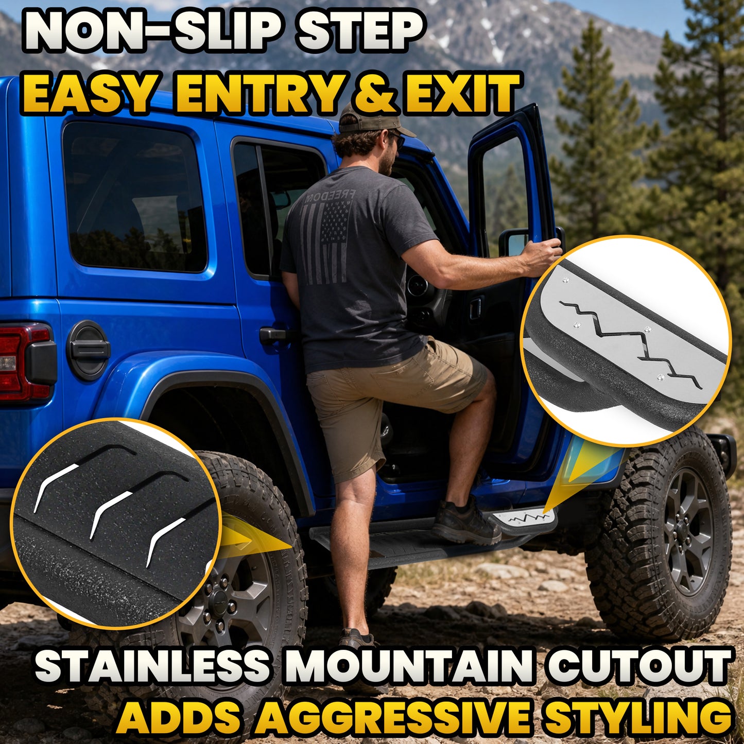 For 2007-2018 Wrangler JK JKU 2 Door