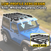 For 1997-2006 Wrangler TJ / YJ Cargo Basket