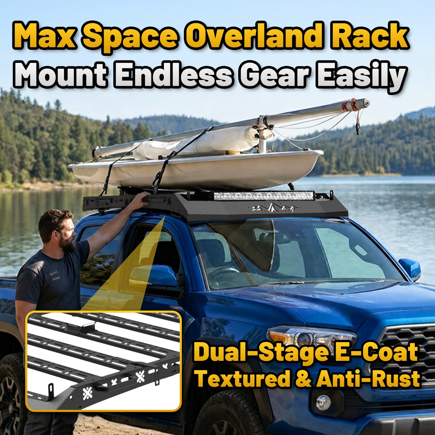 Toyota Tacoma 2005-2023 Roof Cargo Basket