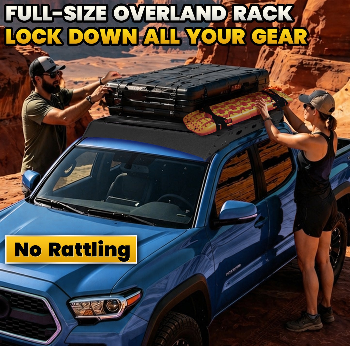 For 2005-2023 Tacoma Double Cab Cargo Basket