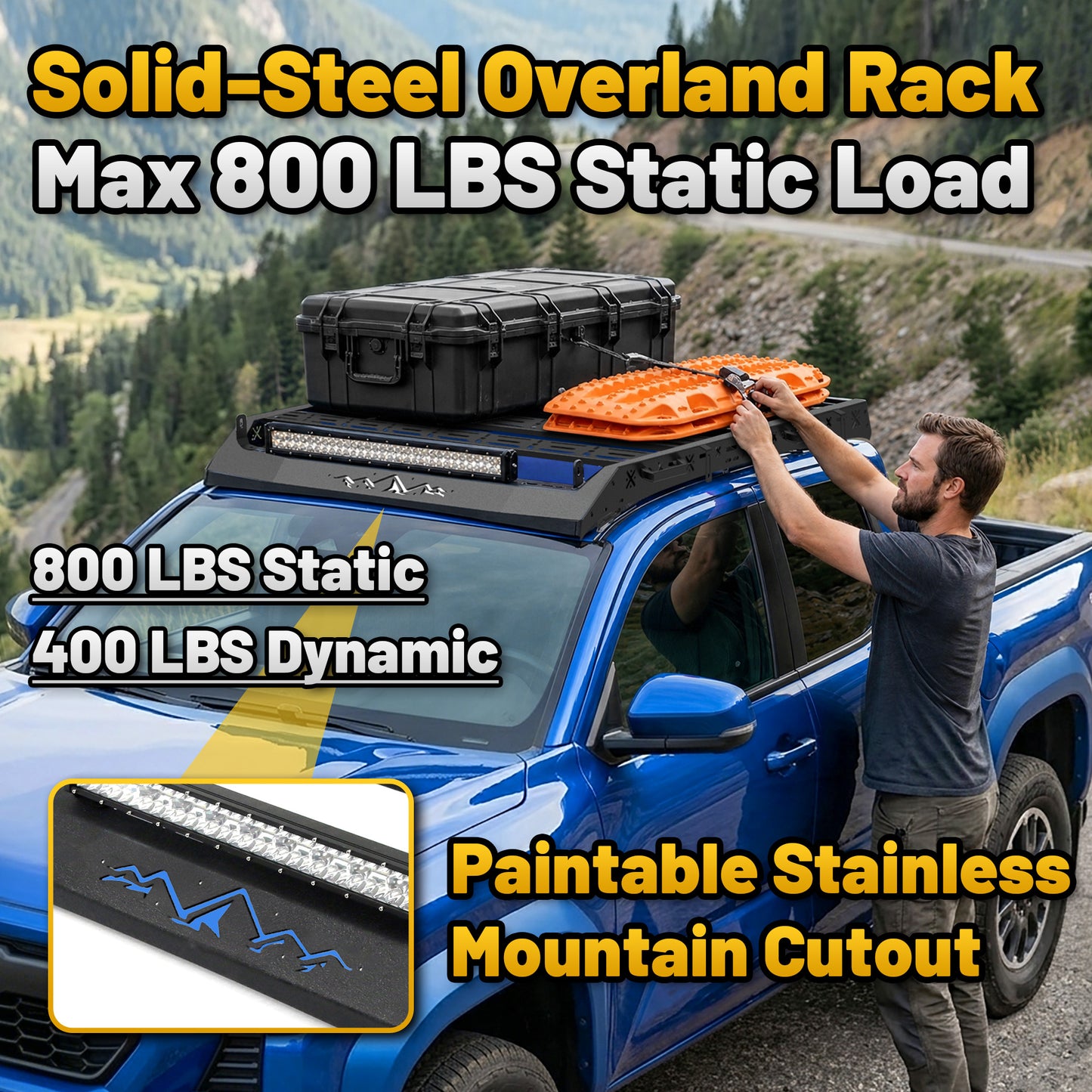 Toyota Tacoma 2005-2023 Roof Cargo Basket