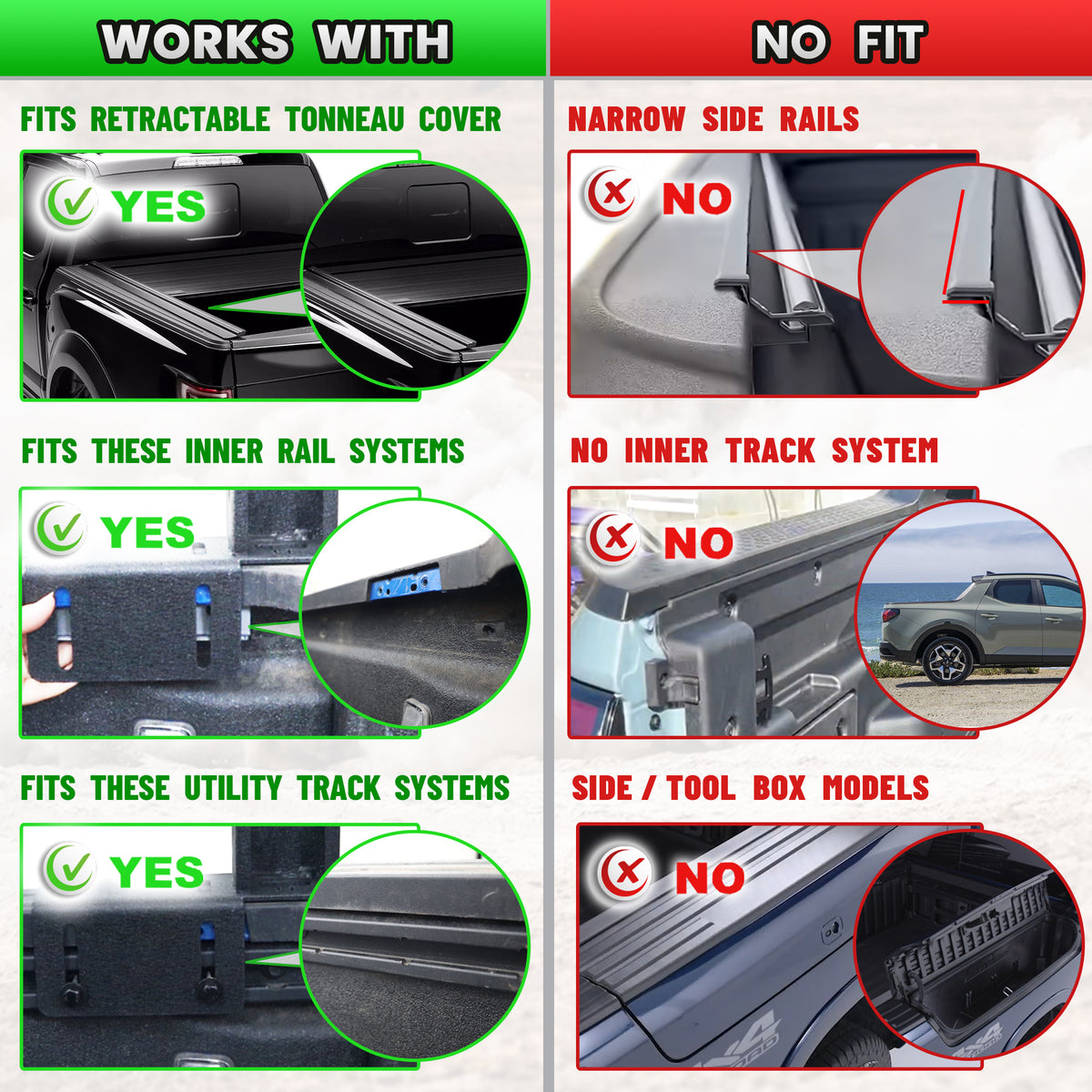 Heavy Duty Roll Bar with 3rd Brake Light for Mid-Size Truck