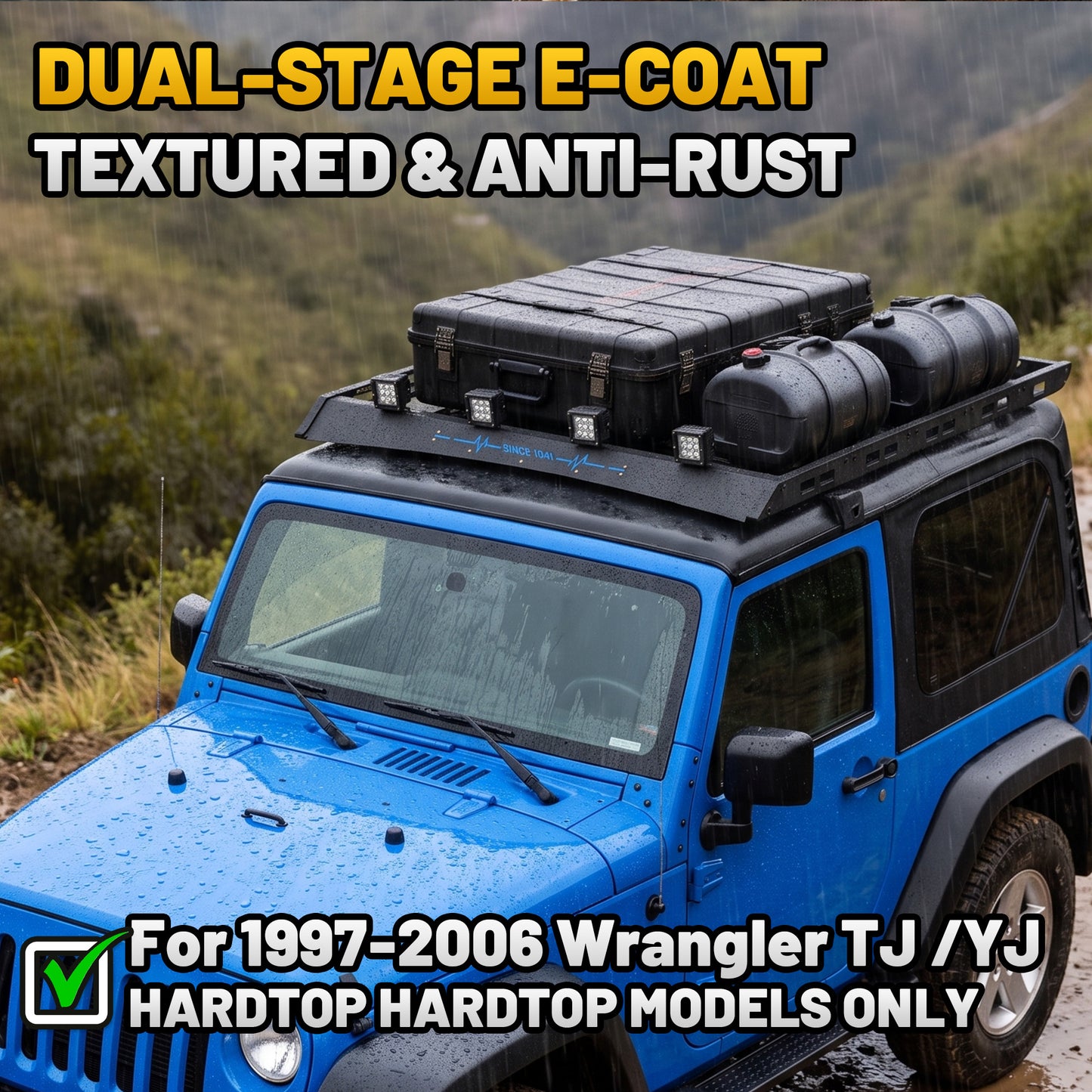 For 1997-2006 Wrangler TJ / YJ Cargo Basket