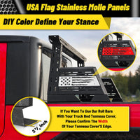 Adjustable Roll Bar for Mid Size Truck  USA Flag