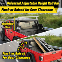 Adjustable Roll Bar for Mid Size Truck  USA Flag