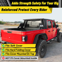 Adjustable Roll Bar for Mid Size Truck  USA Flag