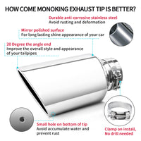 Diesel exhaust tip installation tips for trucks and pickups.
