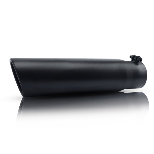 MONOKING Universal Bolt-On Exhaust Tip 2.5" Inlet 3" Outlet 12"