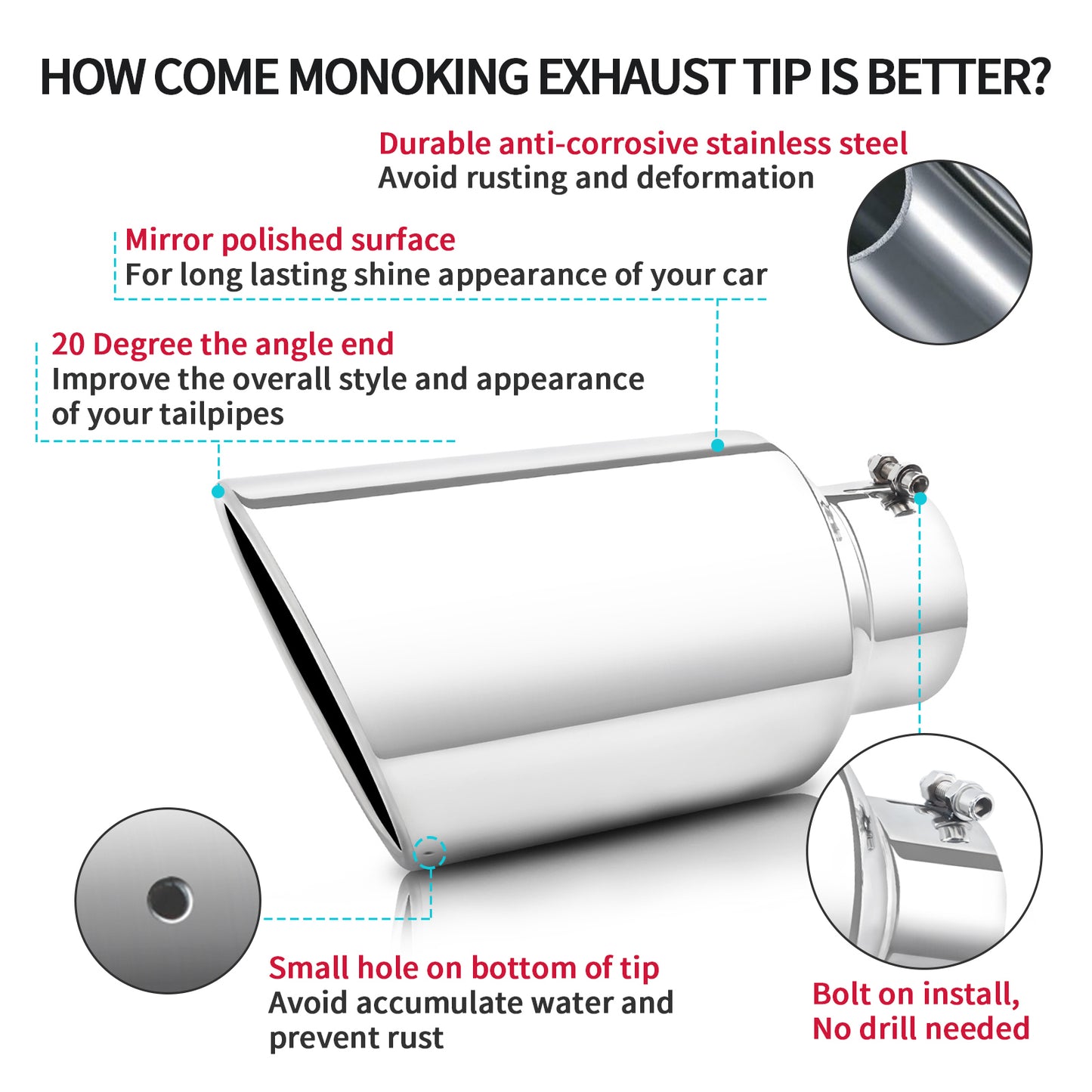 Installation and usage tips for 5-inch exhaust tip