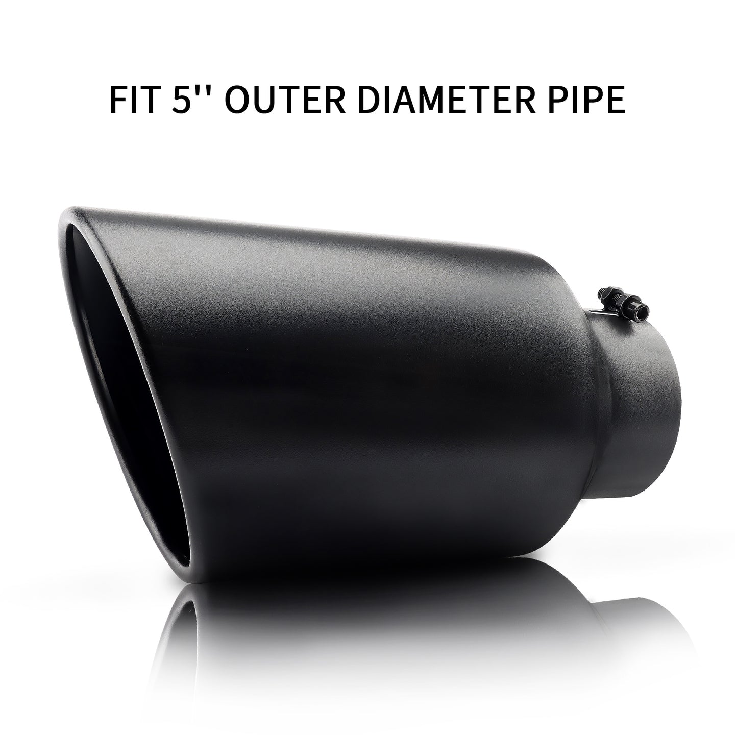 Compatible with 5-inch outer diameter exhaust pipes