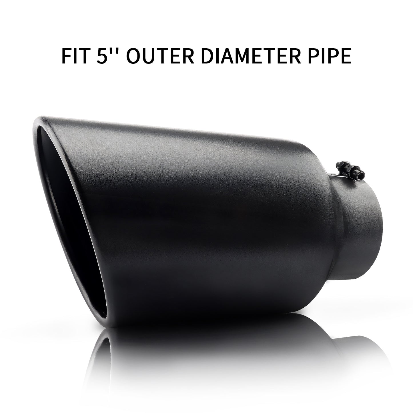 Compatible with 5-inch outer diameter exhaust pipes