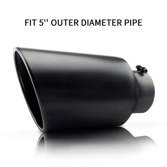 Compatible with 5-inch outer diameter exhaust pipes