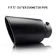 Compatible with 5-inch outer diameter exhaust pipes