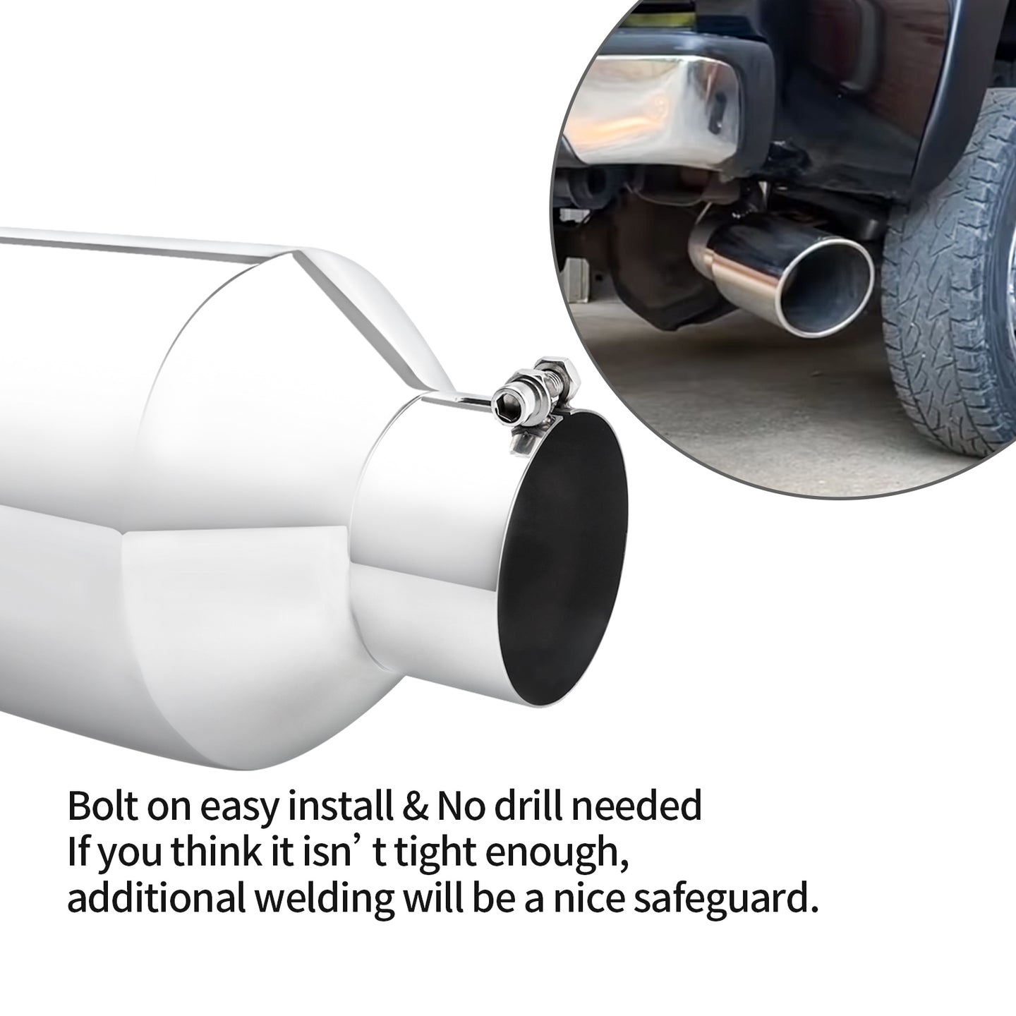 Tips for correct installation and use of exhaust tip