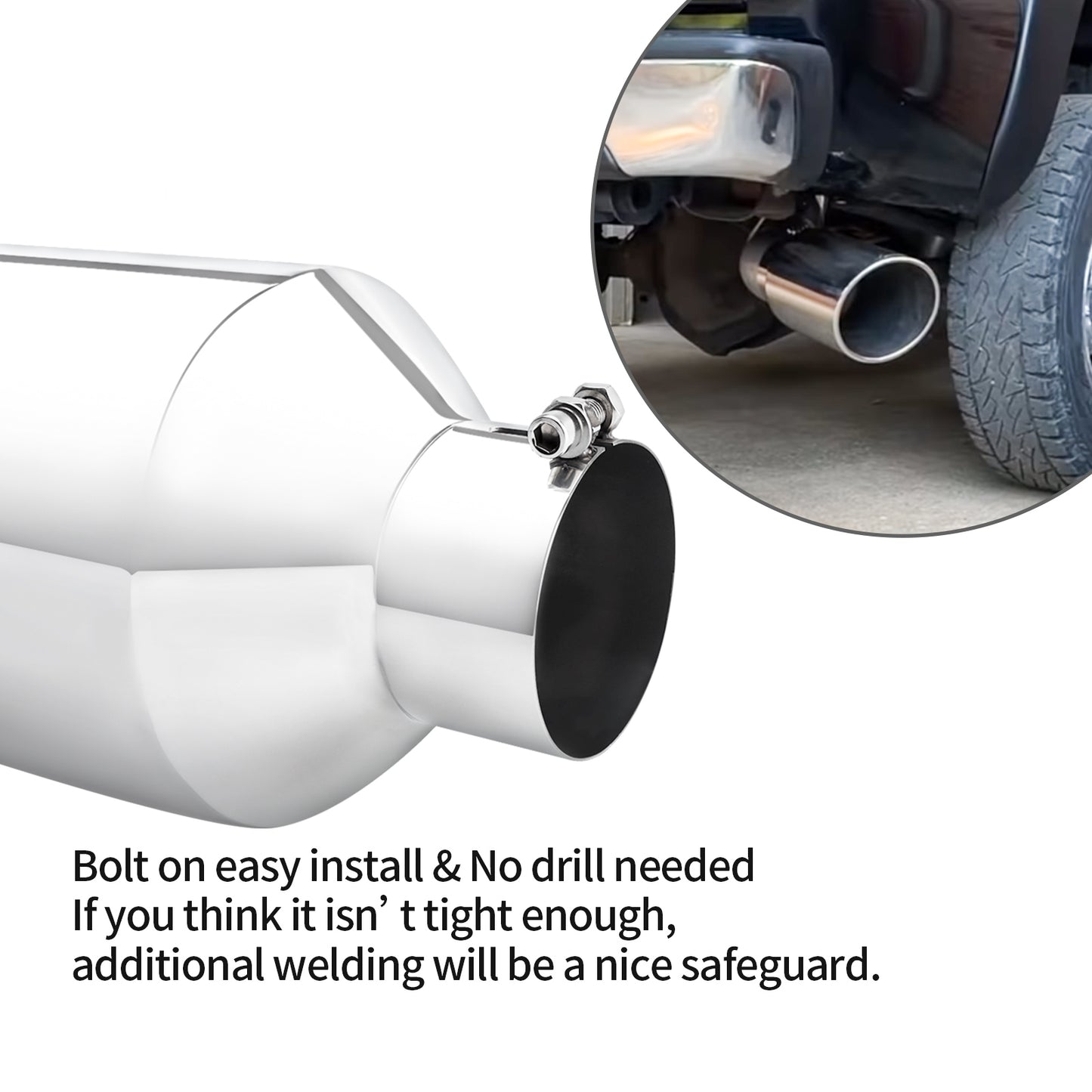 Tips for correct installation and use of exhaust tip