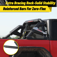 Roll Bar with Chase Rack Sport Bar for Mid-Size Truck – Single Tube Design