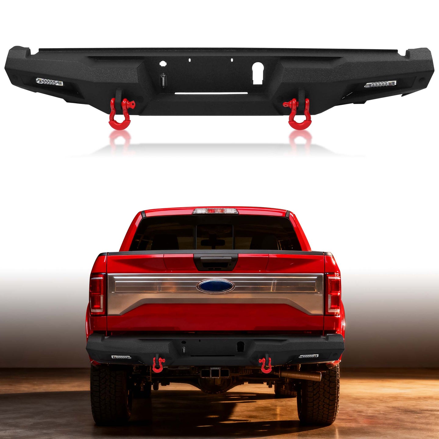 Ford 2015-2017 rear bumper replacement, durable and OEM fit